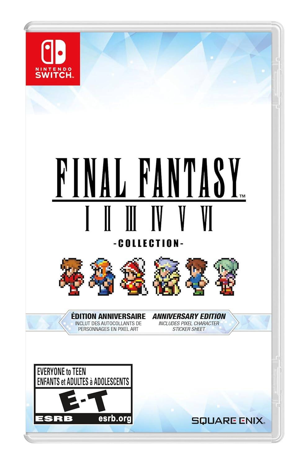 「ファイナルファンタジーI-VIアニバーサリーエディションは、Amazonで低価格を記録します」