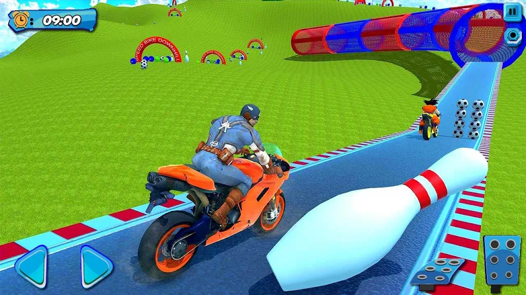 Superhero Bike Stunt Games 3D Screenshot 3