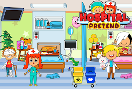 My Pretend Hospital Town Life Screenshot 1