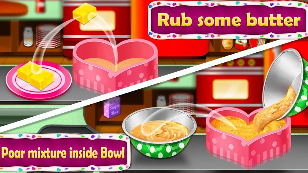 Cake Cooking & Decorate Games Скриншот 3