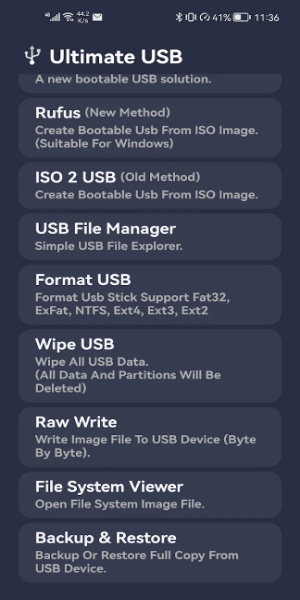 Ultimate USB MOD ဖန်သားပြင်ဓာတ်ပုံ 2