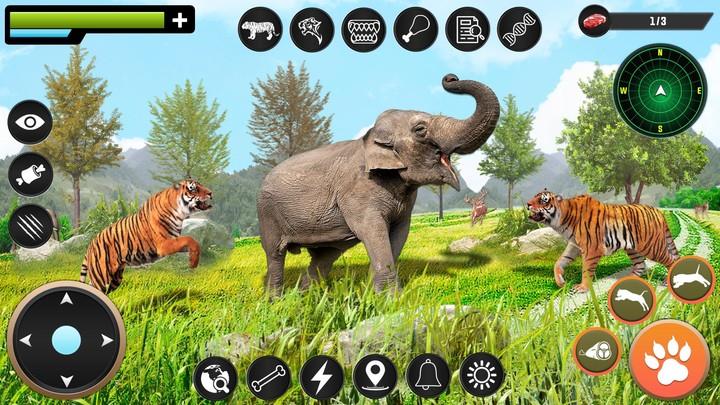 Tiger Simulator Animal Game 3D Schermafbeelding 2