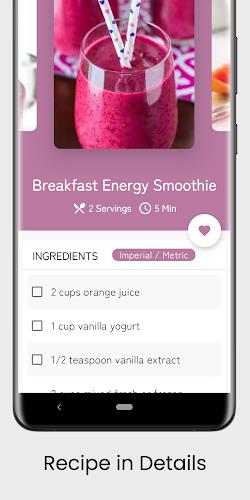 500+ recettes de smoothies Capture d’écran 4