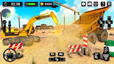 Heavy Sand Excavator 3D Sim Скриншот 4