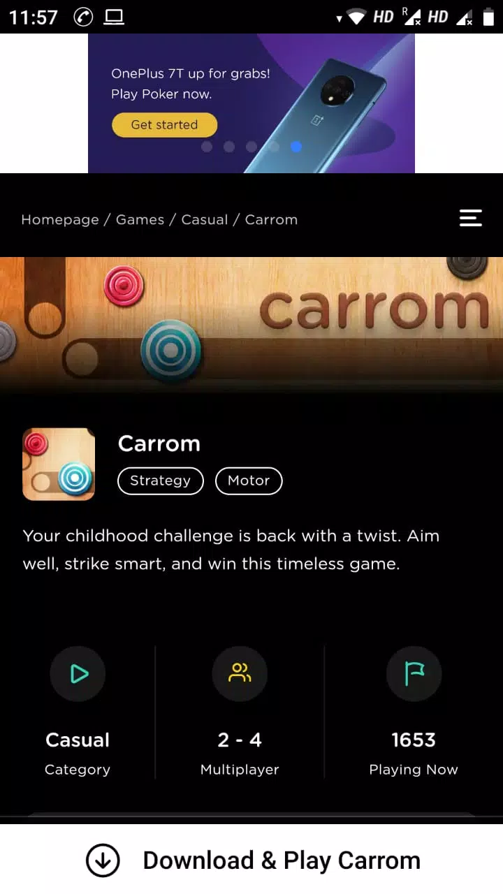 GetMega Carrom Party Screenshot 2