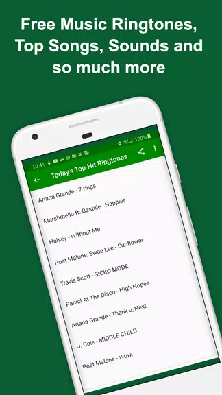 Today's Hit Music Ringtones Capture d’écran 1