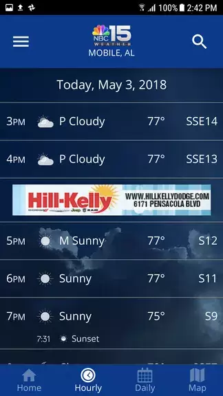 NBC 15 WPMI Weather Captura de tela 3