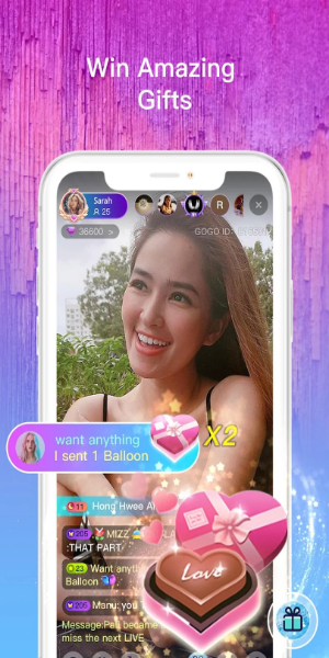 GOGO LIVE Streaming Video Chat Mod Ảnh chụp màn hình 1