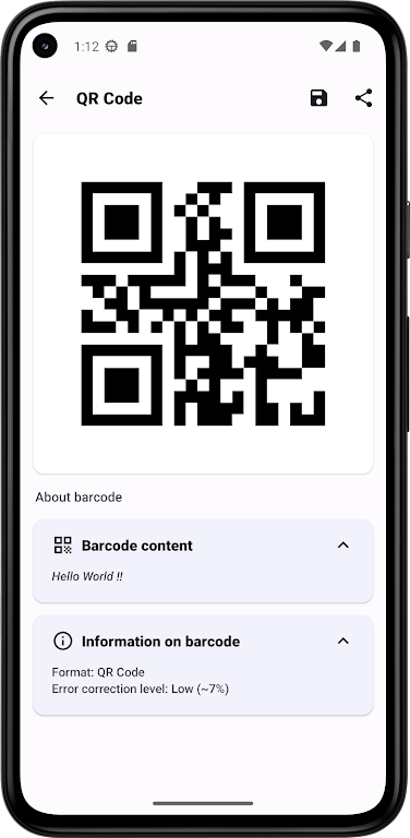 Scanner: QR Code and Products Captura de pantalla 1