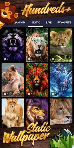 lion background Captura de pantalla 4