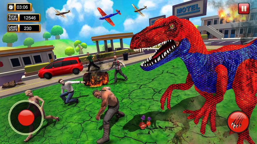 Dinosaur Games City Rampage Screenshot 1