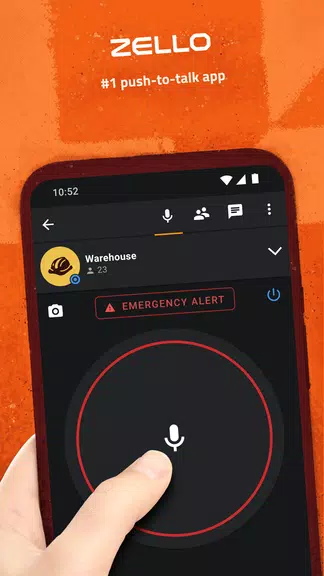 Talkie Walkie Zello PTT Capture d’écran 2