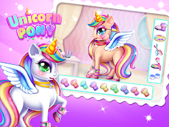 Unicorn Dress up Girls Game Captura de pantalla 1