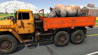 Animal Transport Truck Game Schermafbeelding 1