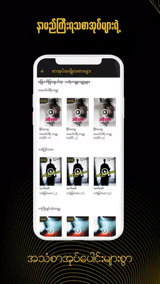 ရွှေနားဆင် Myanmar Audio Books Capture d’écran 2