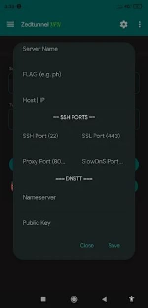 Zedtunnel VPN ภาพหน้าจอ 1