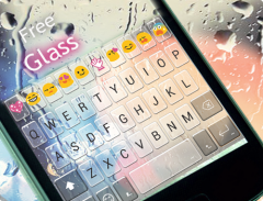 Free Glass Emoji Keyboard Skin Screenshot 3