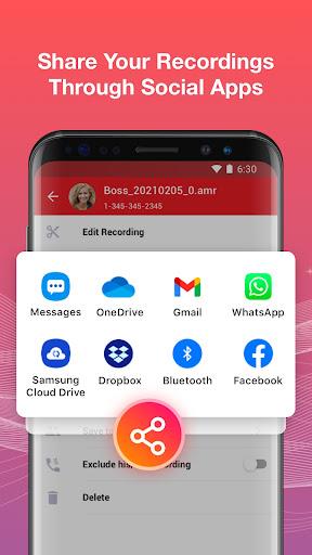 Call Recorder - Auto Recording ဖန်သားပြင်ဓာတ်ပုံ 3