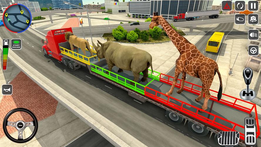 Wild Animal Truck Transporter স্ক্রিনশট 3