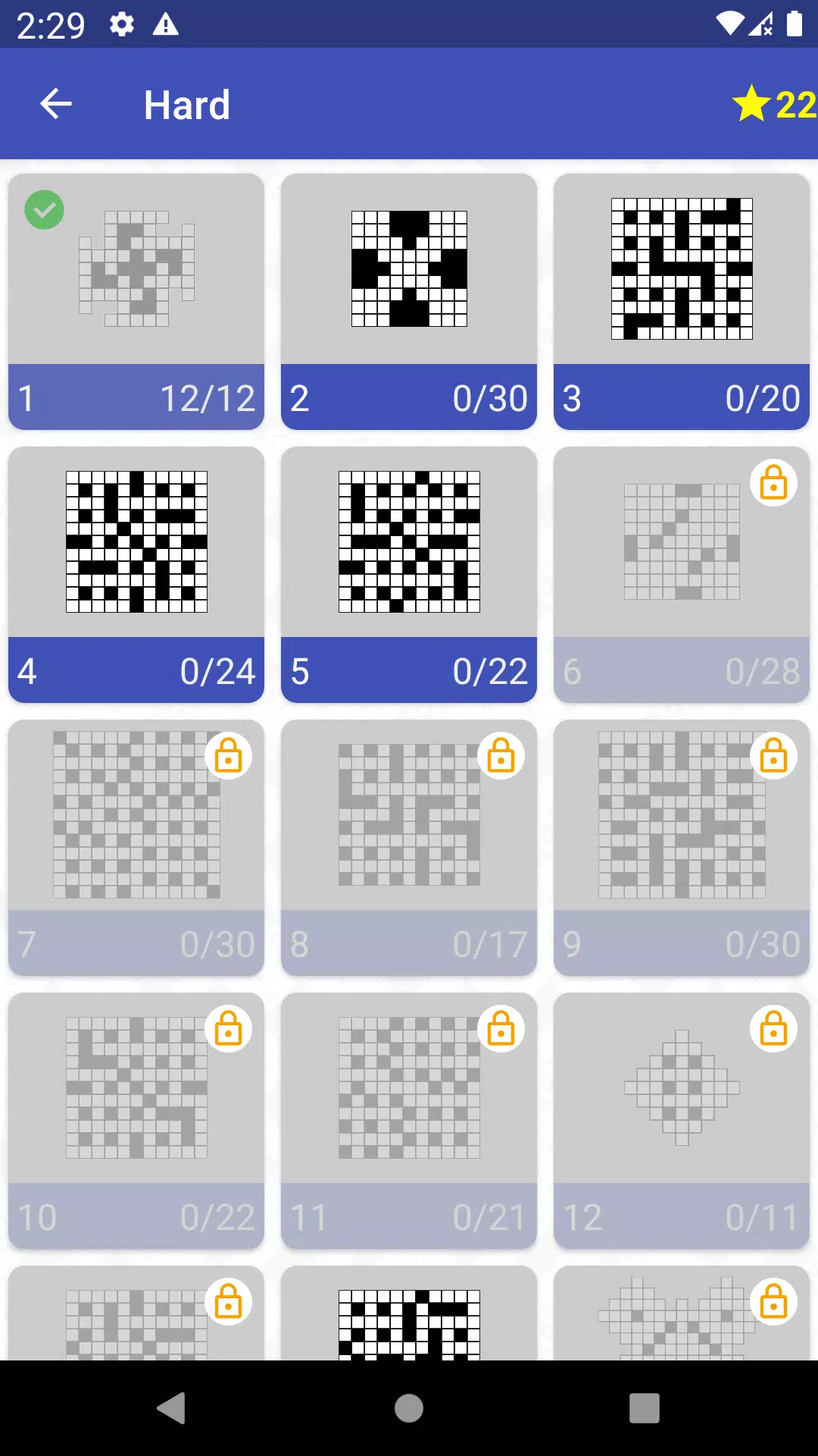 English Crossword puzzle Screenshot 3