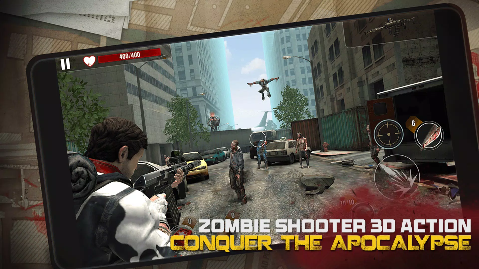 Zombie Shooter 3D Ekran Görüntüsü 2