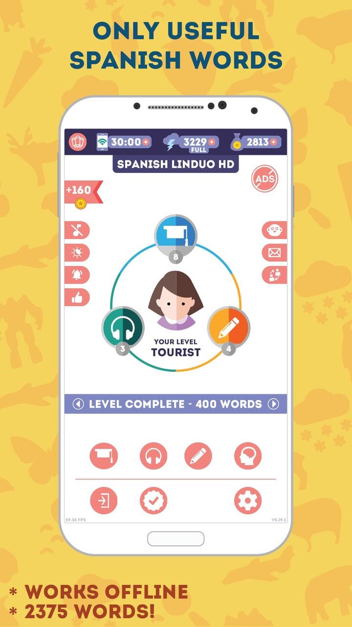 Spanish for Beginners: LinDuo Screenshot 2