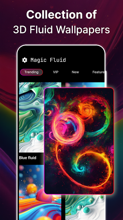 Fluid Live Wallpaper 3D Screenshot 2