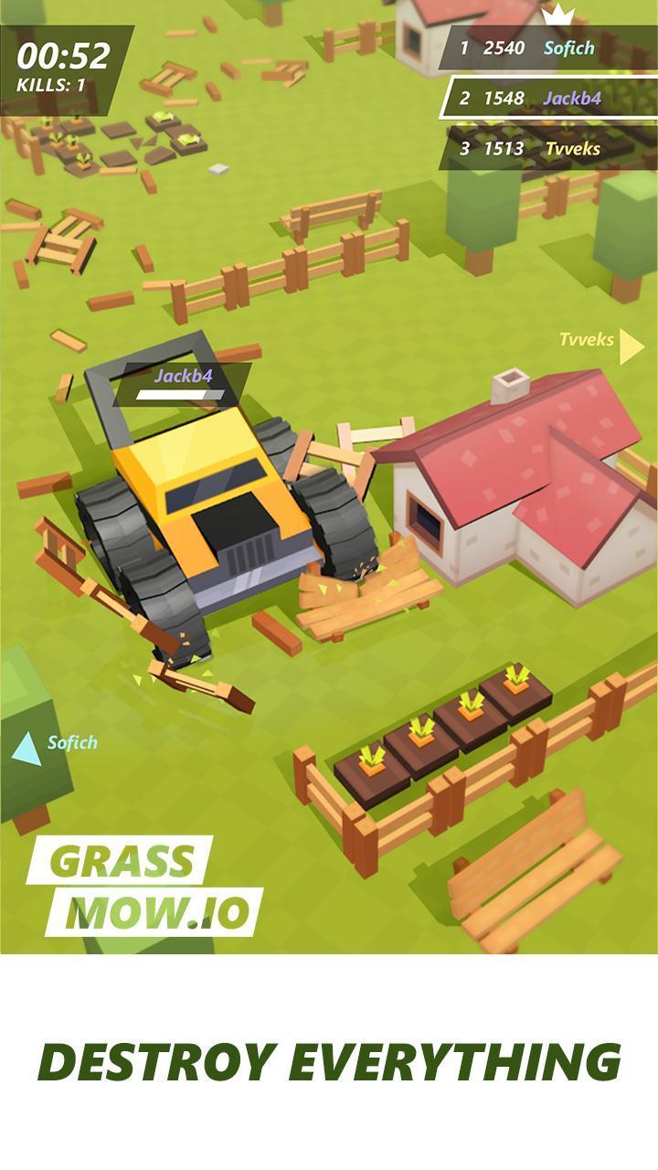 Schermata Grass mow.io - survive 2