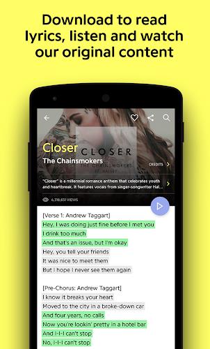 Genius — Song Lyrics Finder Captura de pantalla 2