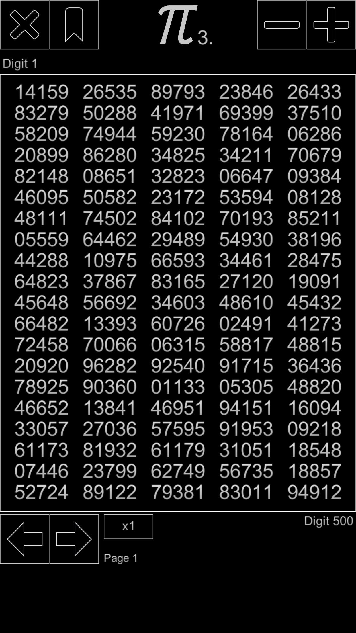 Memorize Pi Digits - 3.14π Screenshot 2