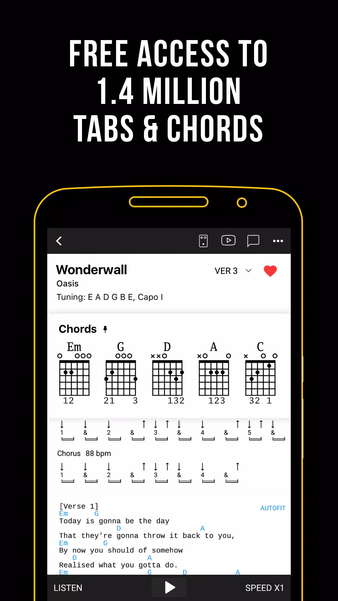 Ultimate Guitar: Tabs & Chords Ekran Görüntüsü 1