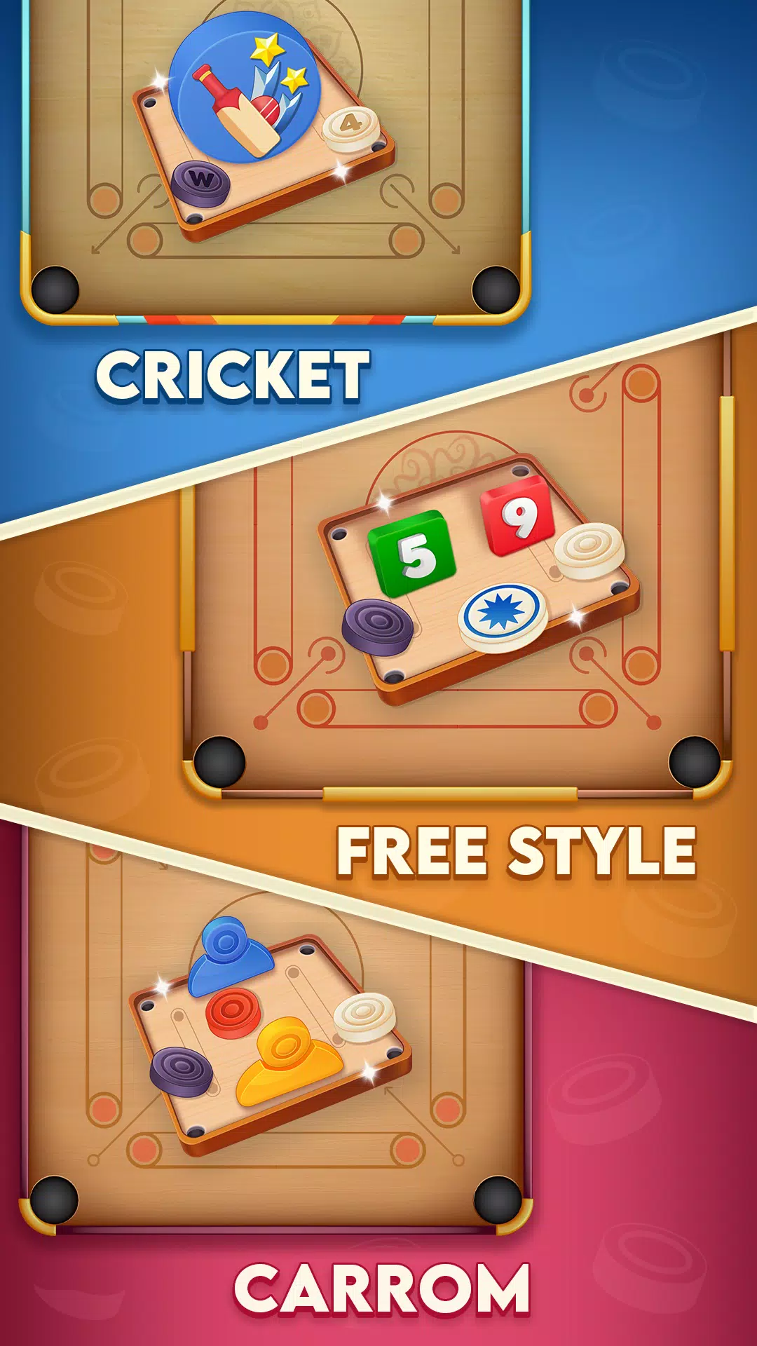 Carrom Cricket应用截图第1张