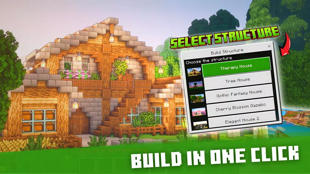 House Builder for Minecraft PE Ekran Görüntüsü 1