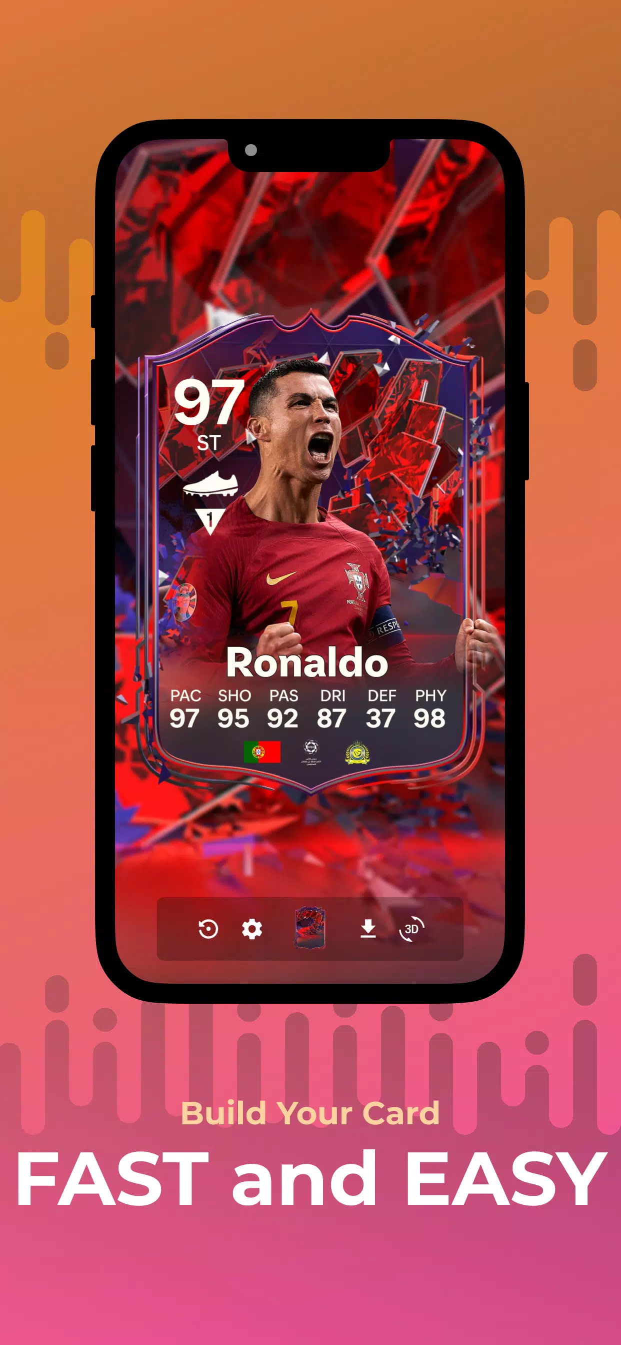 FUT Card Creator 24 ဖန်သားပြင်ဓာတ်ပုံ 2