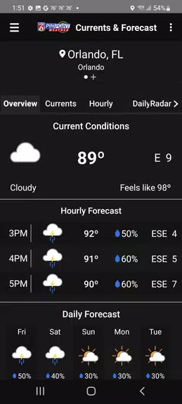 News 6 Pinpoint Weather - WKMG 스크린샷 2