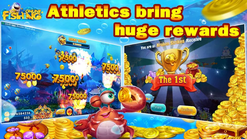 Fishing Online: Classic fish machine, free game应用截图第4张
