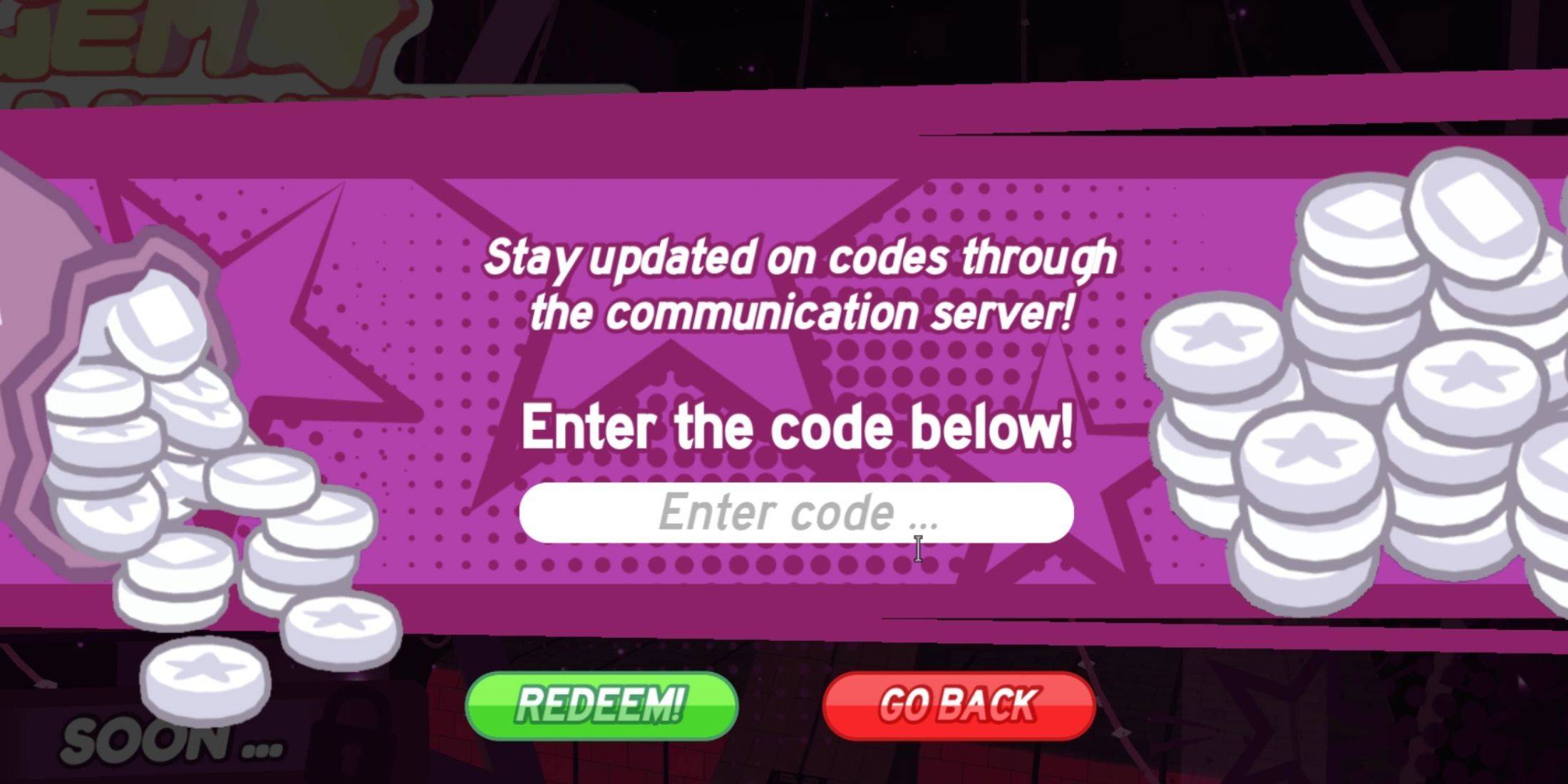 Pagtubos ng mga code ng gemventure