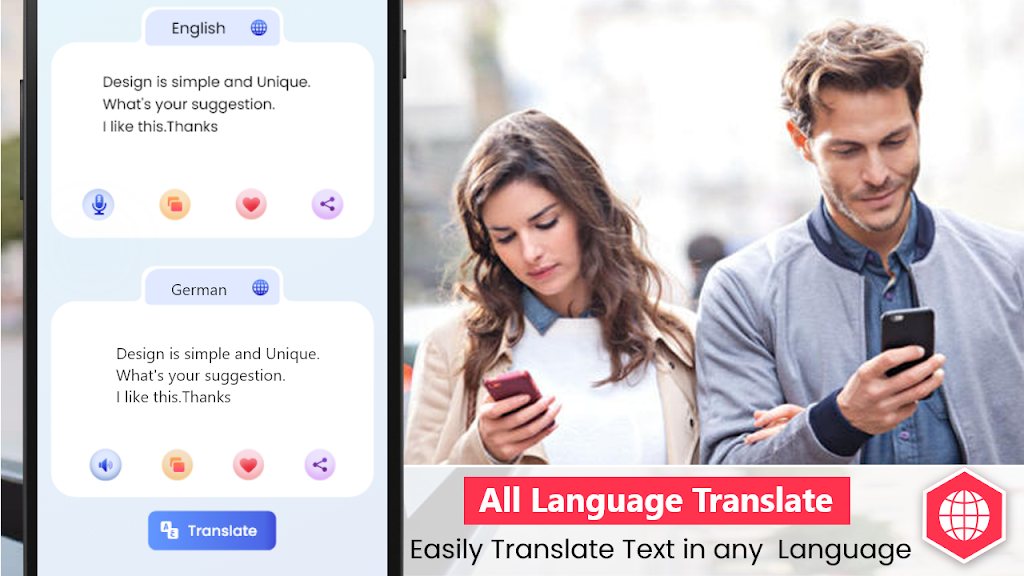 Text to speak : Translator Captura de pantalla 4