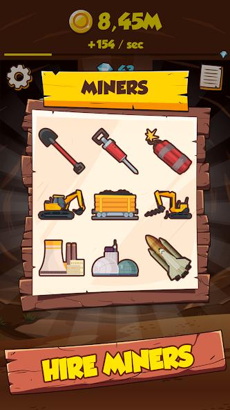 Idle Miner Clicker: Tap Tycoon Mod Captura de pantalla 3