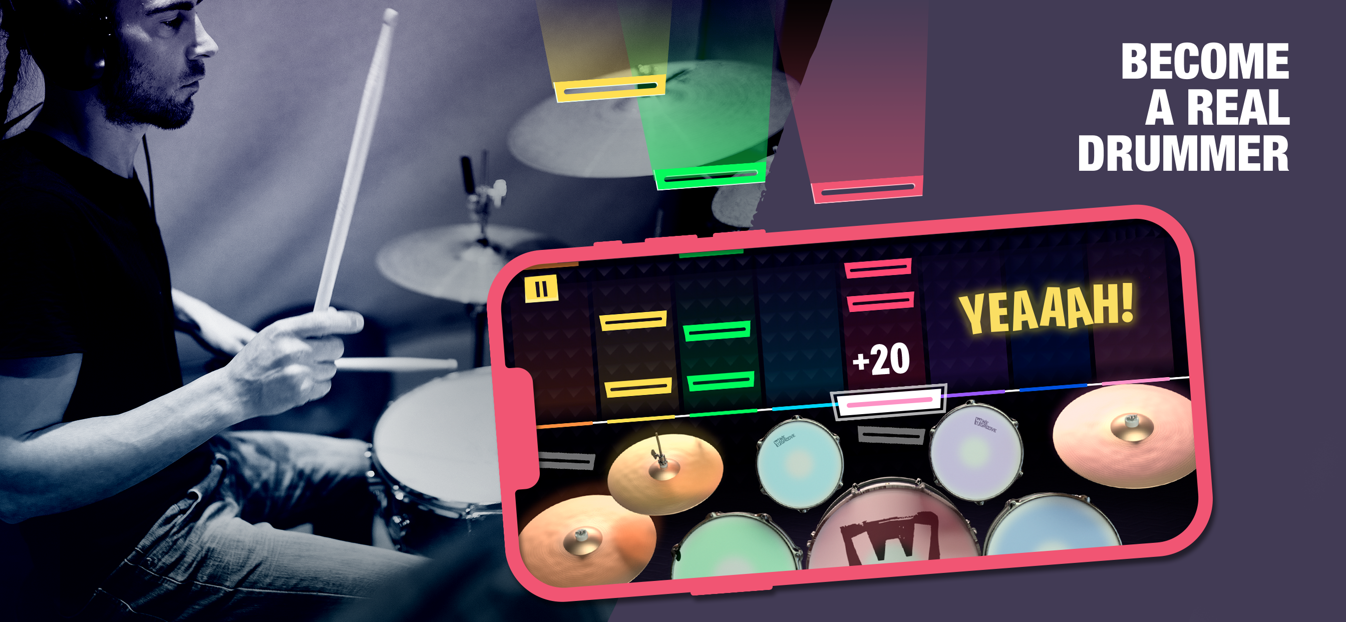 WeGroove: play & learn to drum Screenshot 1