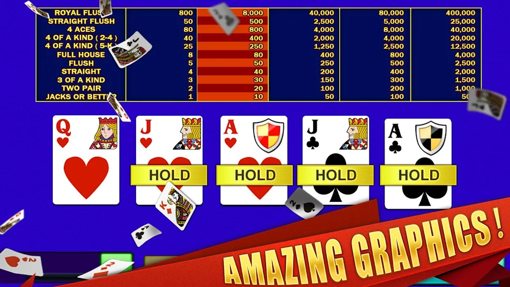 All American & Double Bonus - VIDEO POKER スクリーンショット 4
