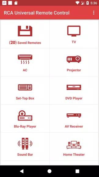 RCA Universal Remote Screenshot 1