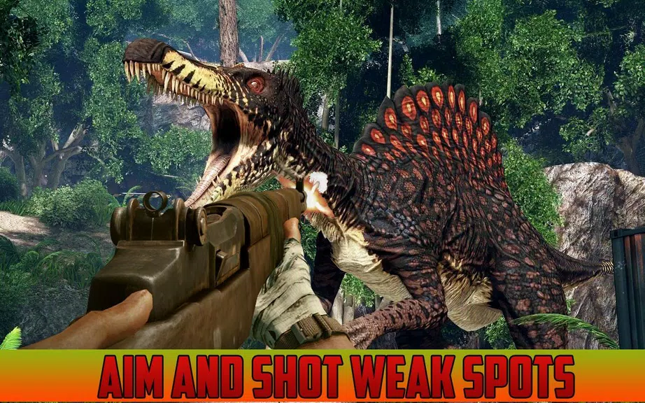 Dinosaurs Hunting 3D Wild Hunt Ekran Görüntüsü 1