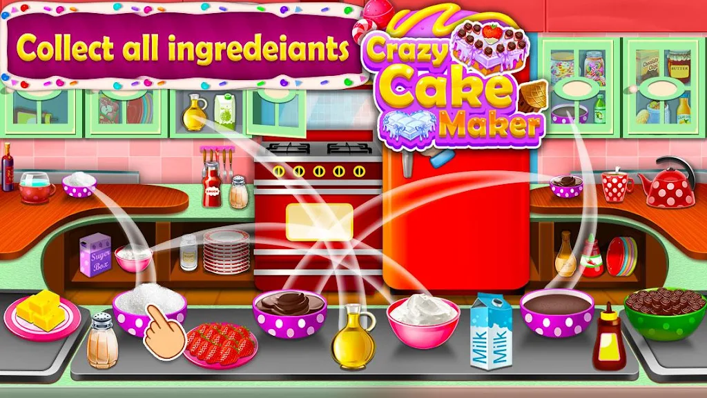 Cake Cooking & Decorate Games Скриншот 2