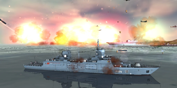 WARSHIP BATTLE:3D World War II Captura de tela 1