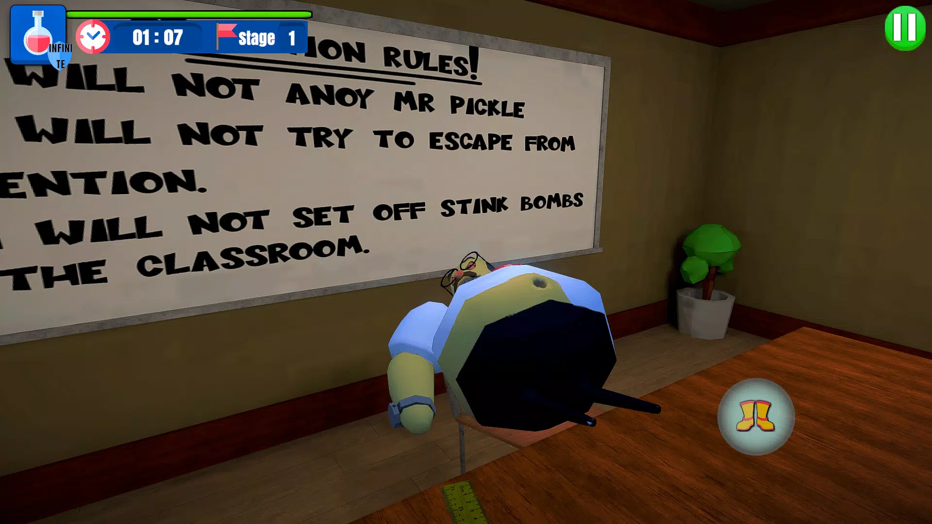 Obby School Breakout Captura de pantalla 1