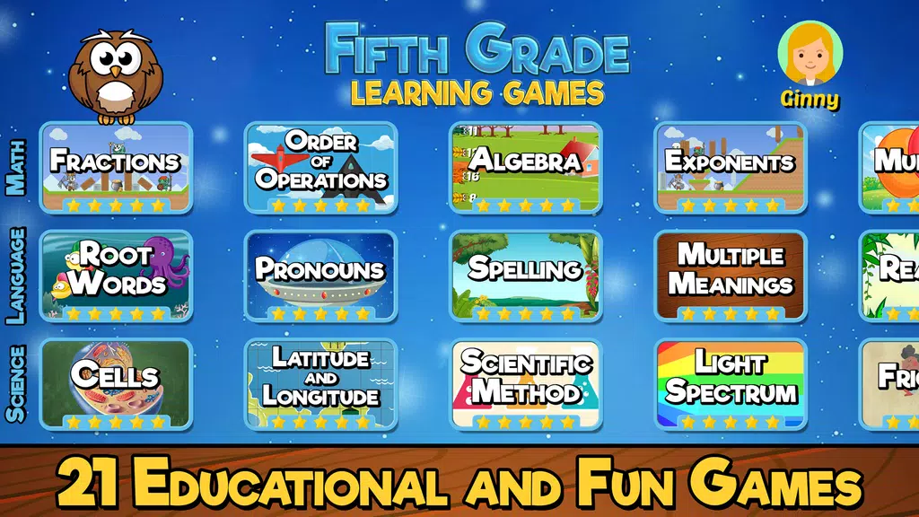 Fifth Grade Learning Games Screenshot 3