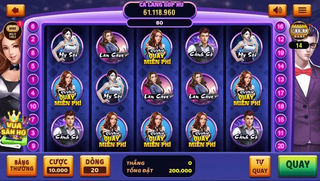 VinVip - No Hu, Xeng, Slots phat loc Captura de pantalla 3