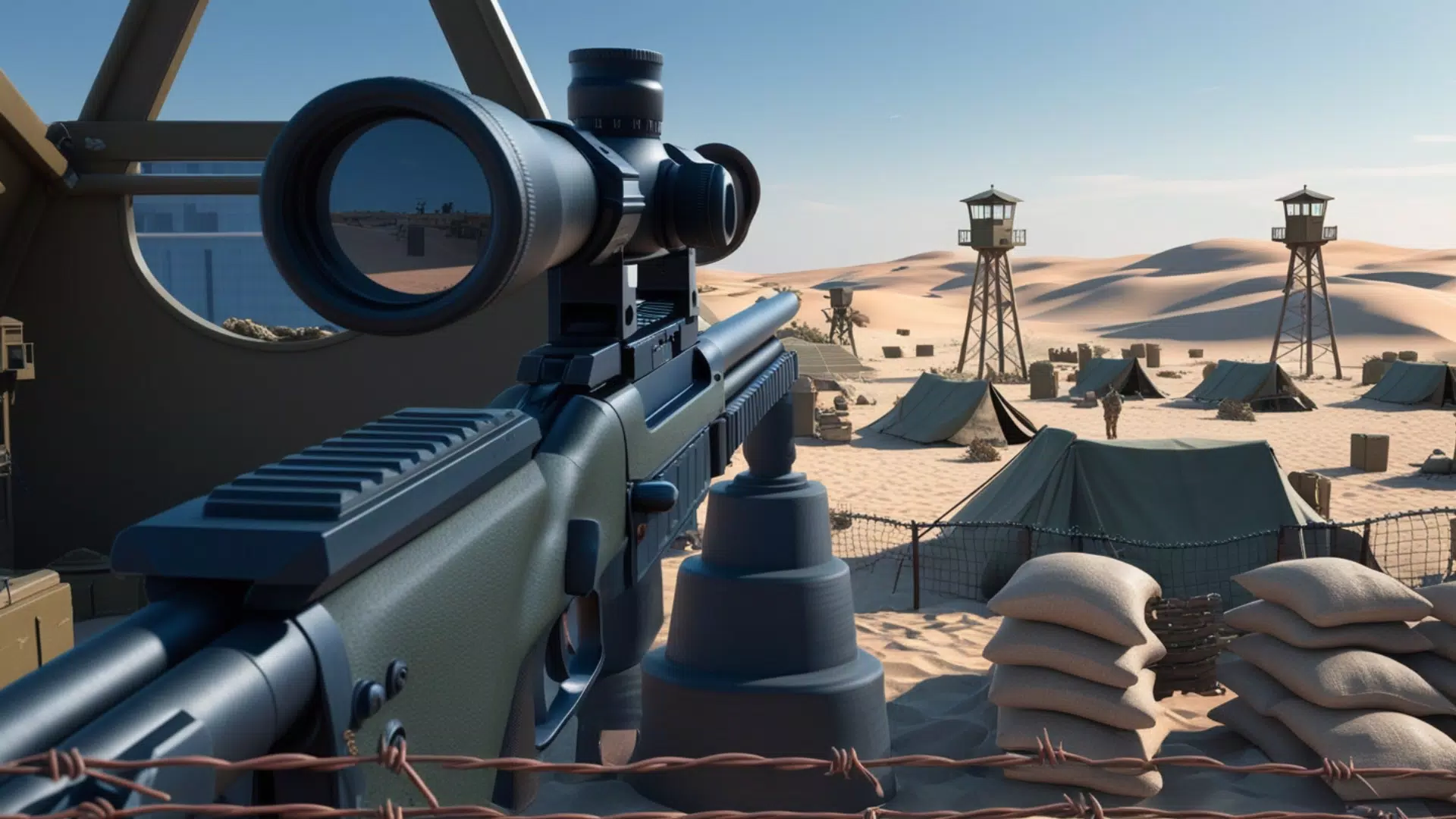 Sniper X : Desert Hunt FPS 3D Tangkapan skrin 1