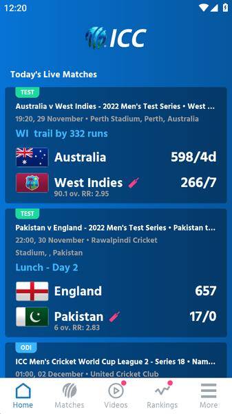 ICC Men’s T20 World Cup Screenshot 1